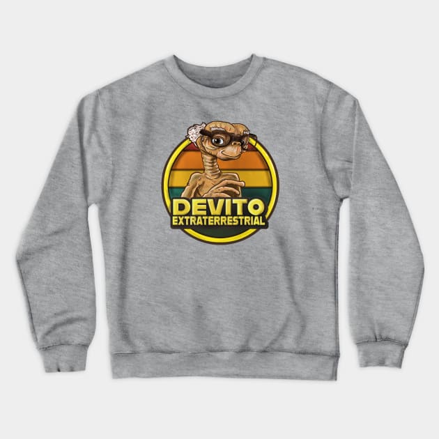 Danny DeVito the Extraterrestrial Crewneck Sweatshirt by Harley Warren